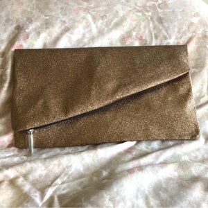 Glittering Gold Nordstrom Clutch